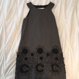 Never worn black and white polkadot dress